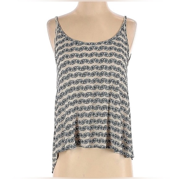 NWT Lauren Moshi Zena Deep Back All Over Evil Eye Tank Large - Picture 2 of 11